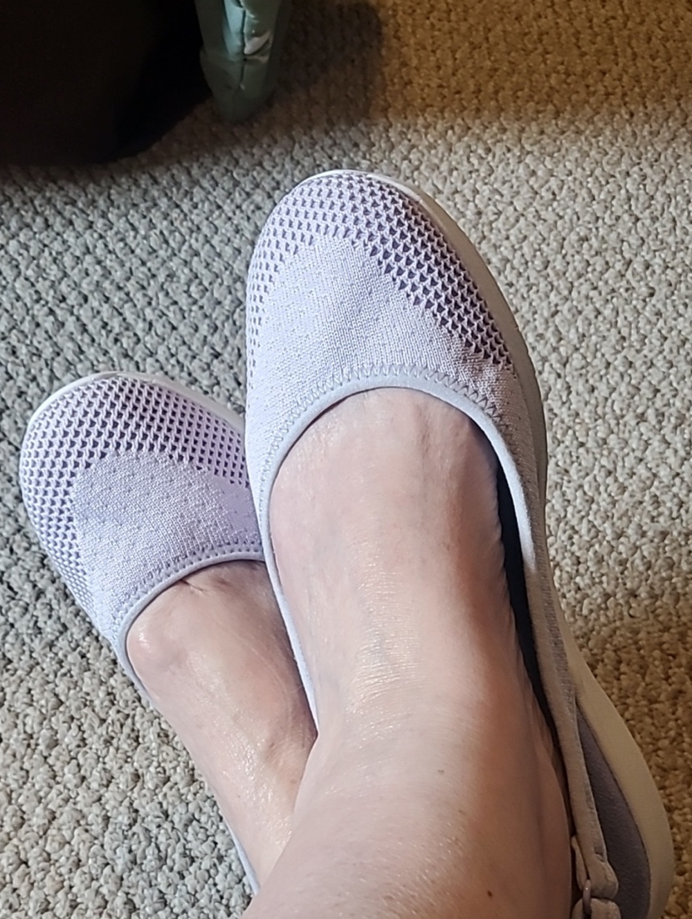 Easy Spirit Slip-On Lavender Ballet Flats 10-1/2 M